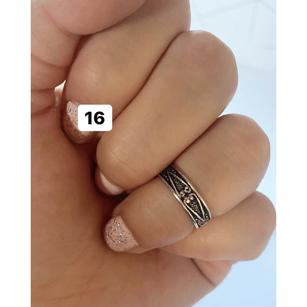 Anillo midi formas 