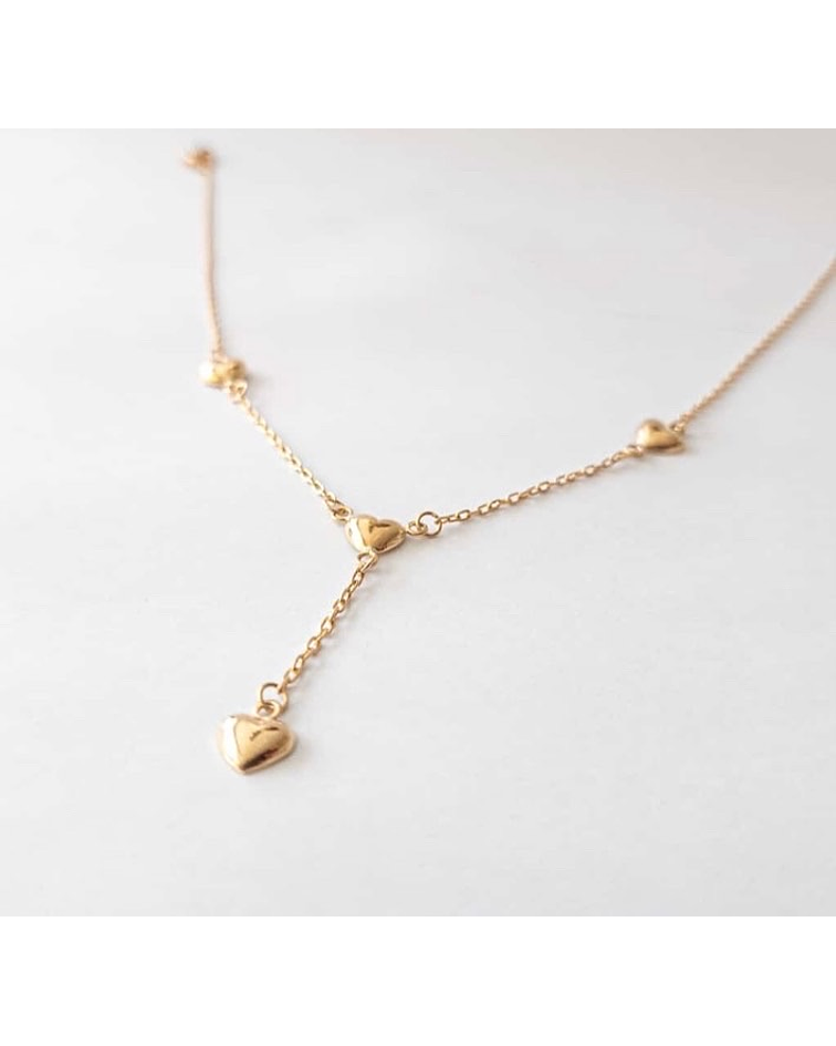 Collar corazones de oro 💕 