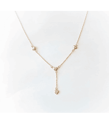 Collar corazones de oro 💕 