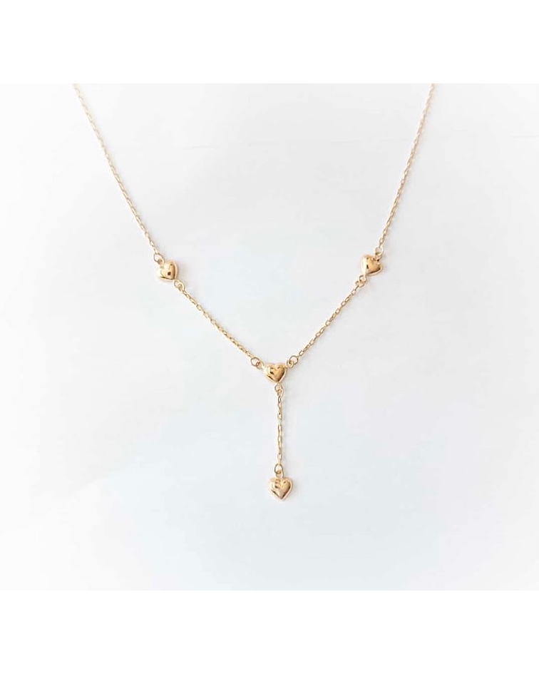 Collar corazones de oro 💕 