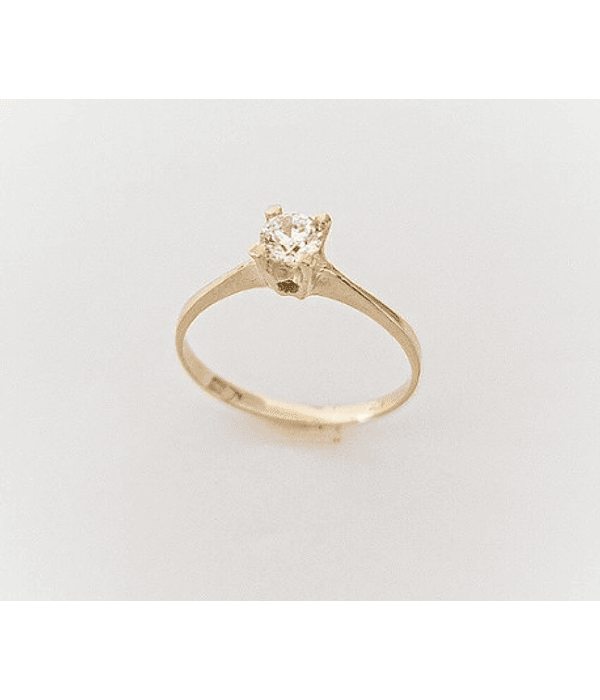 Anillo solitario cuatro puntas ✨ cod 555