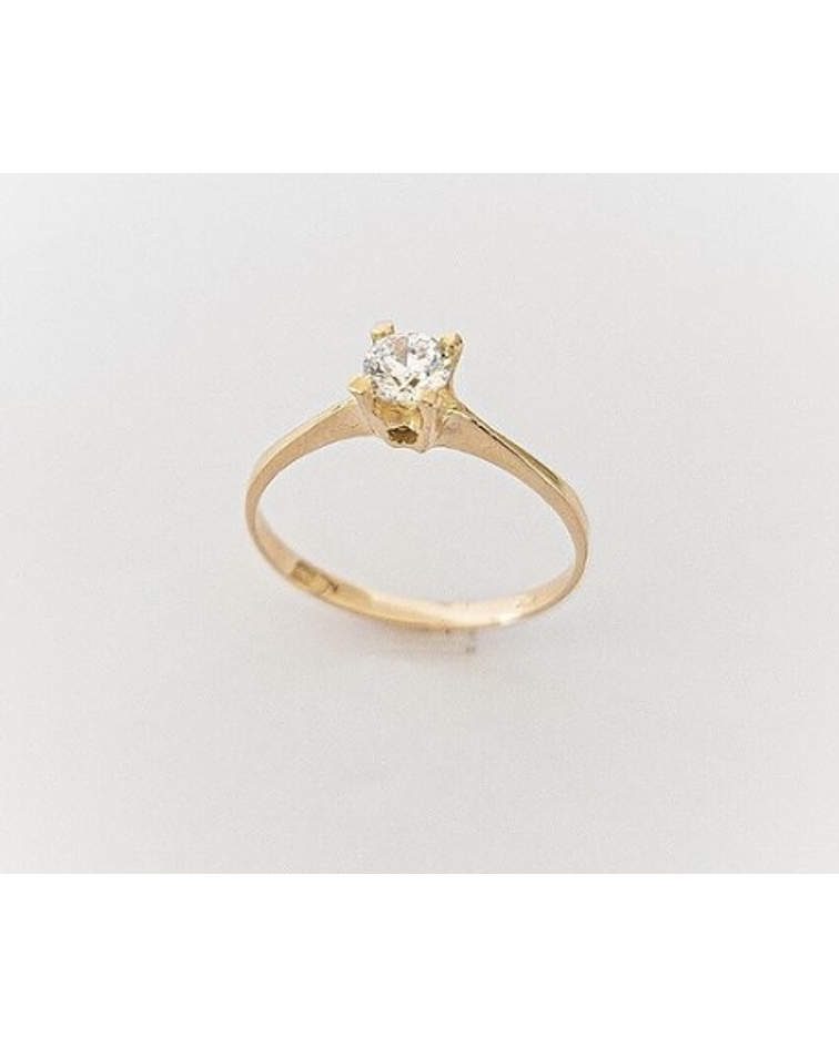 Anillo solitario cuatro puntas ✨ cod 555