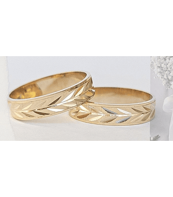 Argollas modelo espiga 4 mm🌿 238 - G