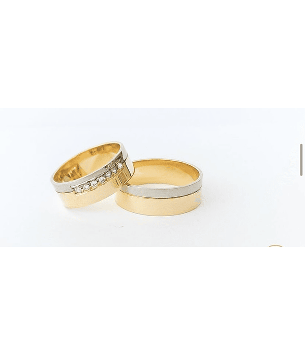 Argollas bicolor Ámbar🌷6,5 mm