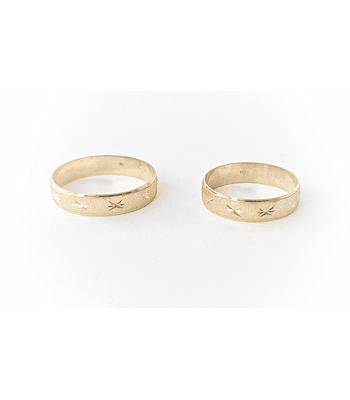 Argollas destello media caña ✨✨