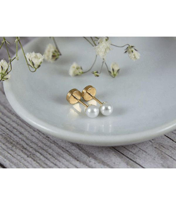 Aro abridor perla 🫧 Talla 1    -14k