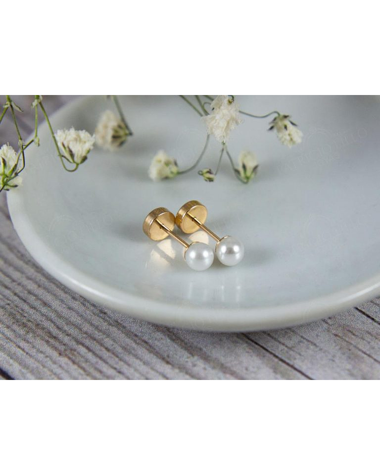 Aro abridor perla 🫧 Talla 1    -14k