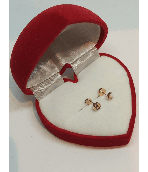 Aro abridor lunita 🌙 14k