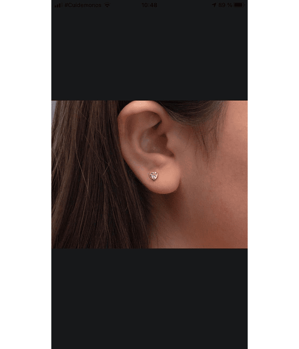 Aro abridor corazón 💗 18k Talla 2