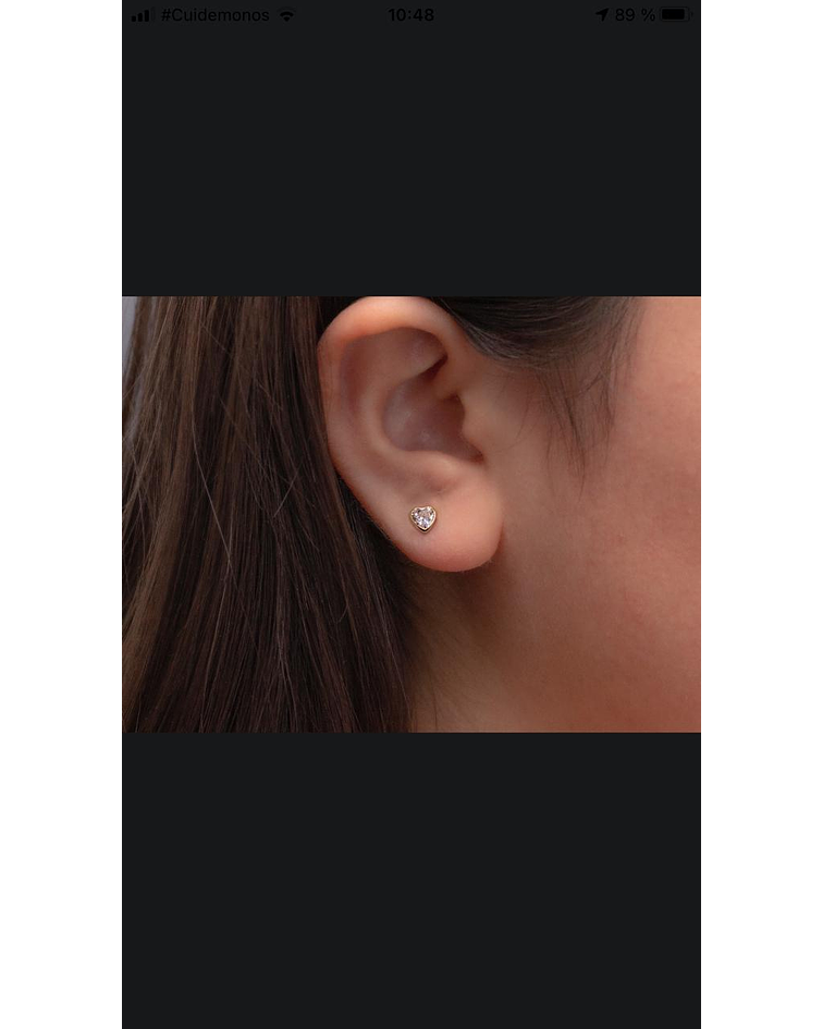 Aro abridor corazón 💗 18k Talla 2