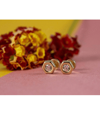 Aro abridor hexagonal 🌷   18k