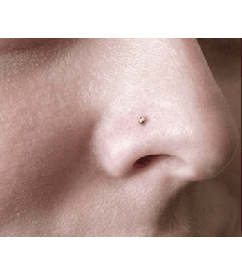 Piercing bolita oro 18k liso