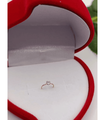 Piercing argolla con circón ✨18k