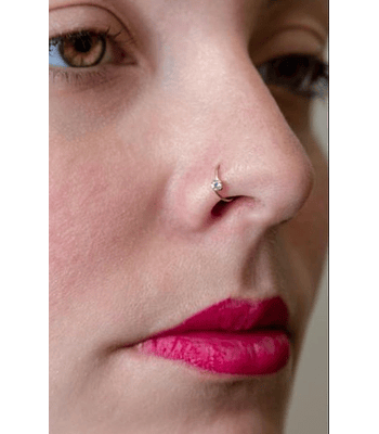 Piercing argolla con circón ✨18k