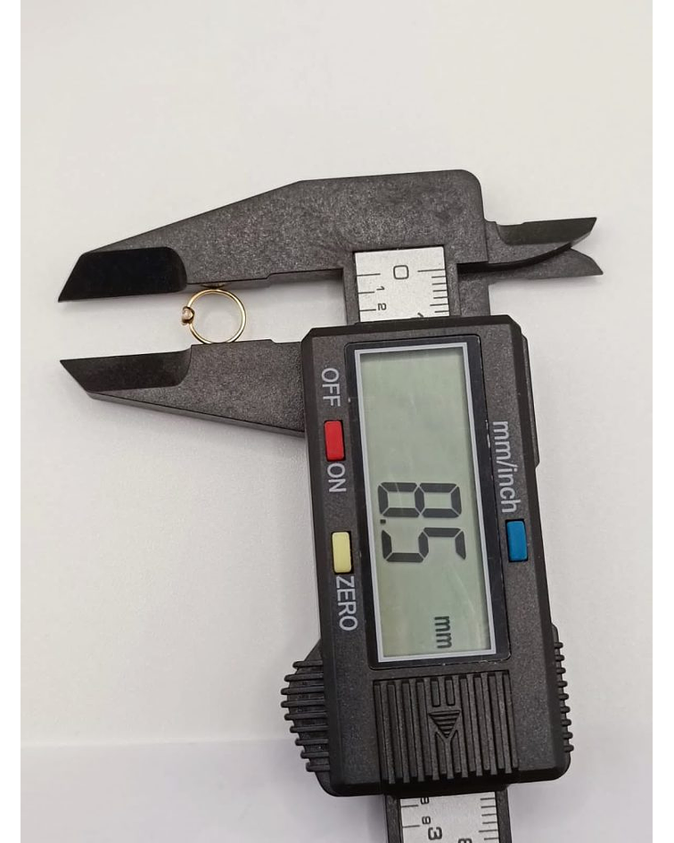 Piercing argolla con circón ✨18k