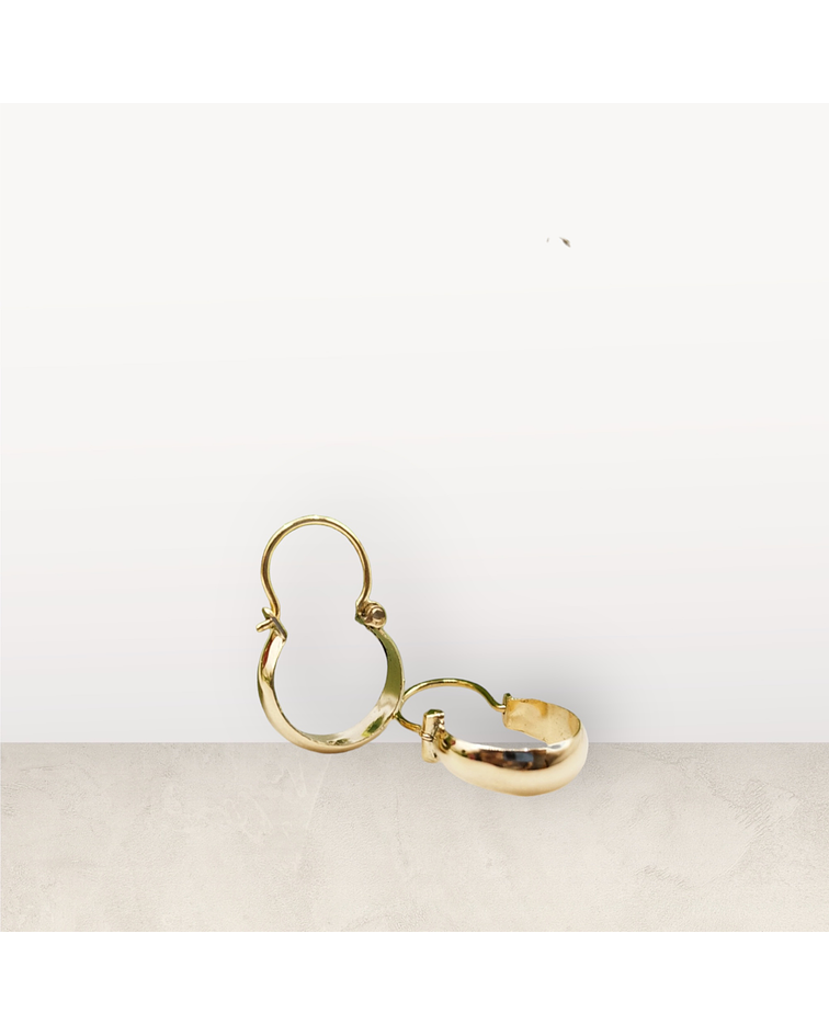 Aros bote no 0 de oro 18k 🌟