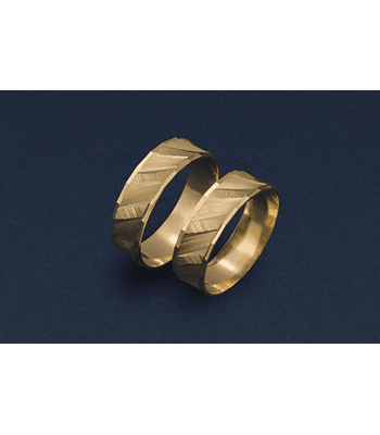 Argollas facetadas especiales 💎✨ 6 mm COD 285 - G