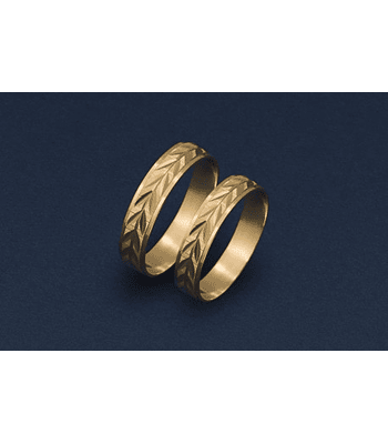 Argollas modelo espiga 4 mm🌿 238 - G