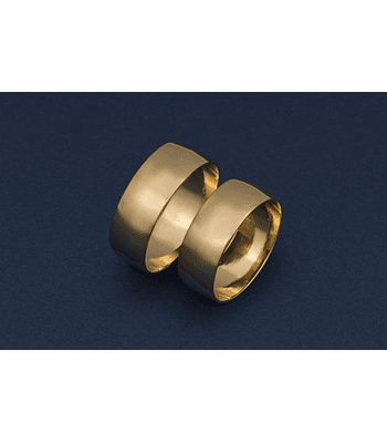 Argollas media caña lisa 7 mm