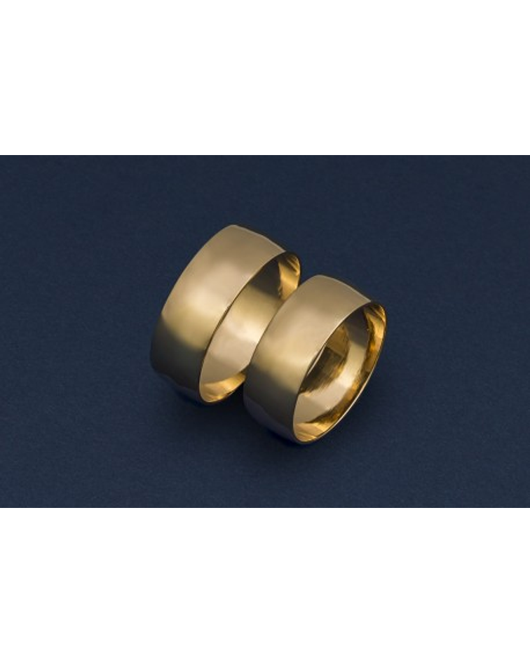 Argollas media caña lisa 7 mm