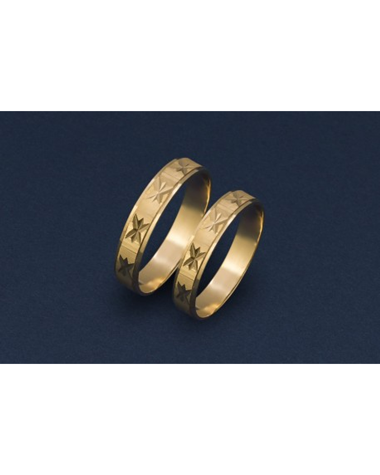 Argollas diseño estrellas 4 mm✨