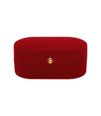 Cofre de Terciopelo burdeo