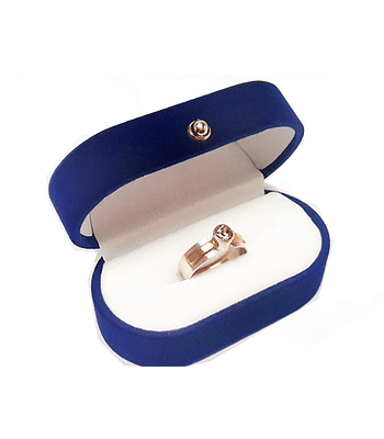 Cofre de Terciopelo azul