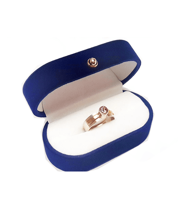 Cofre de Terciopelo azul