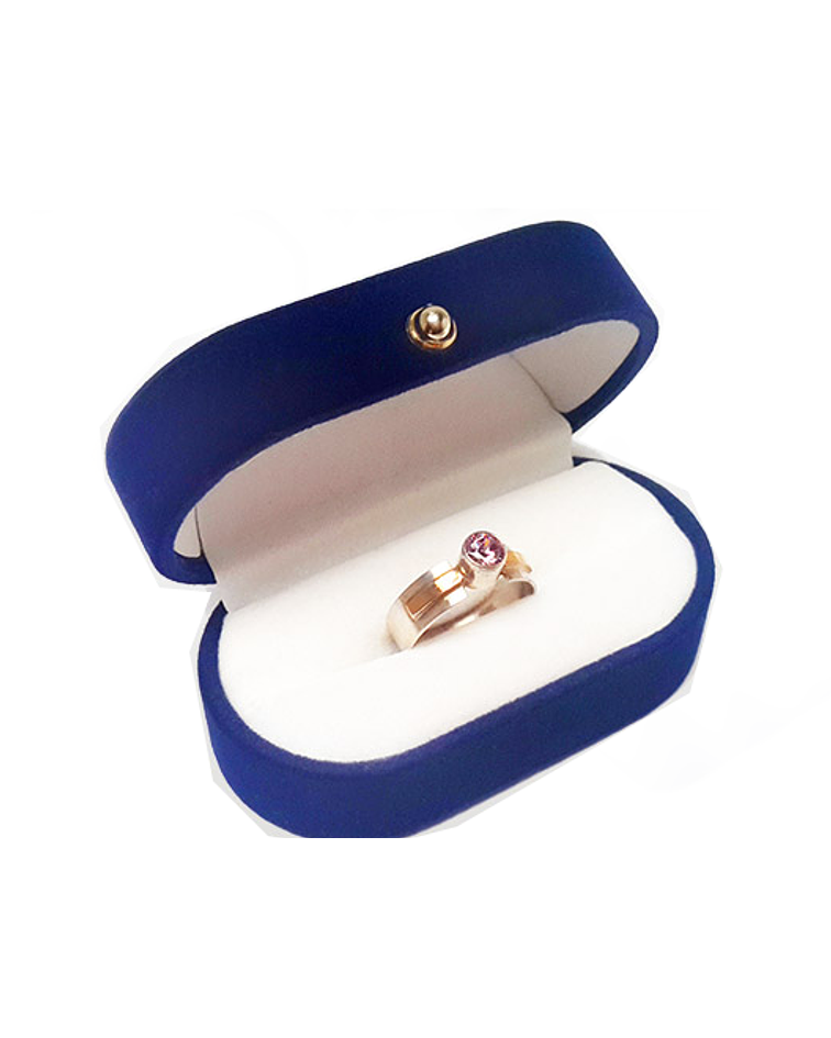 Cofre de Terciopelo azul