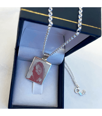 Colgante para Fotograbado Modelo cuadrado Talla 4