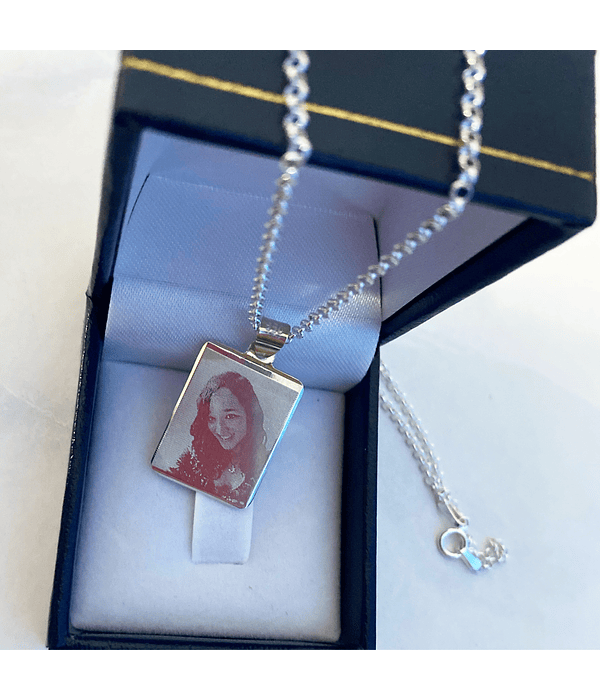 Colgante para Fotograbado Modelo cuadrado Talla 4