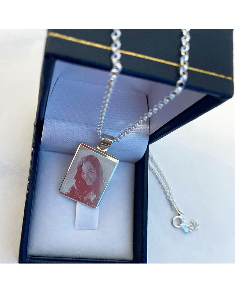 Colgante para Fotograbado Modelo cuadrado Talla 4
