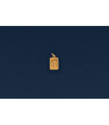 Colgante para Fotograbado Modelo cuadrado Talla 1 - Oro