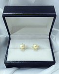 Aros pistilos con perla Talla 3