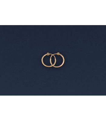 Aros de oro tubo Talla 1 