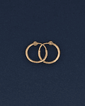 Aros de oro tubo Talla 1 