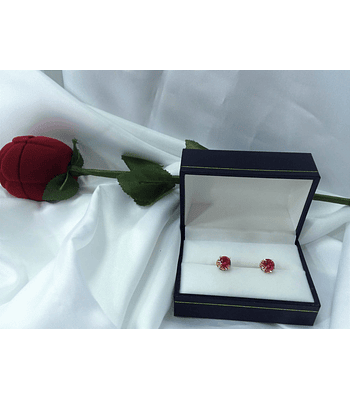 Aros chatón 18k talla 3