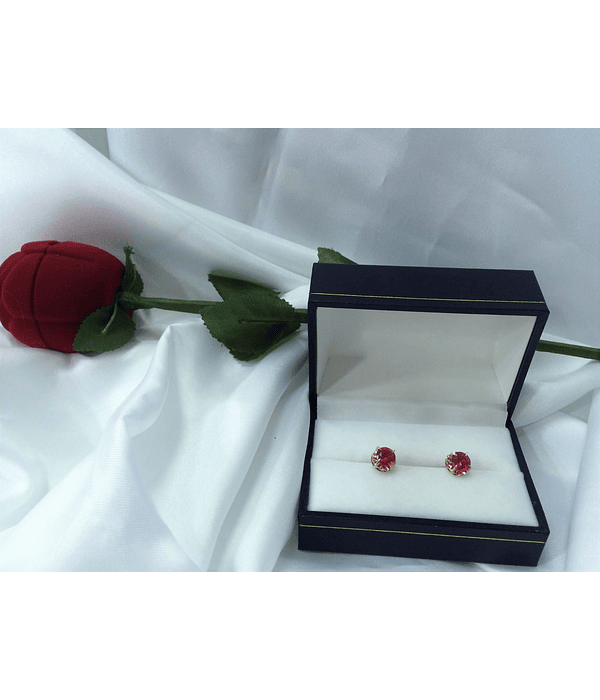 Aros chatón 18k talla 3