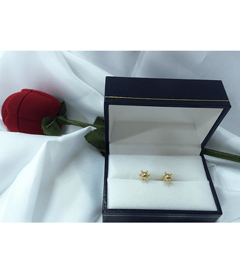 Aros oro modelo solcito ☀️ Talla 3