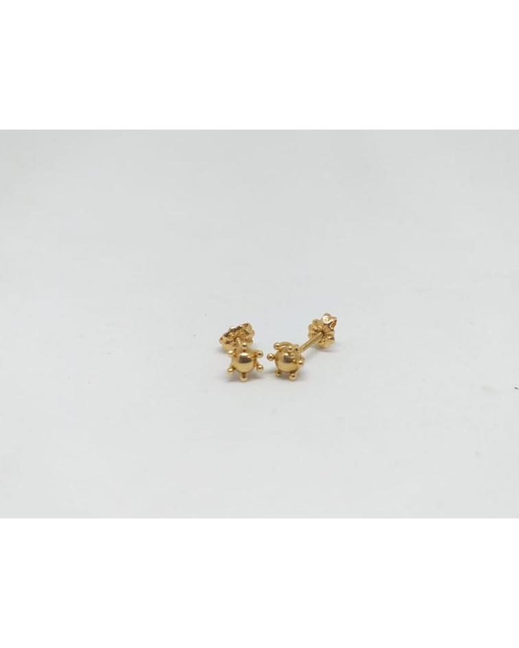 Aros oro modelo solcito ☀️ Talla 1