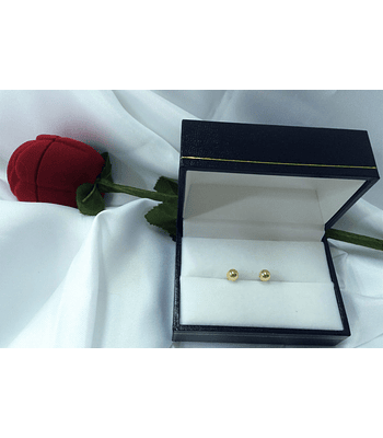 Bolita talla # 2 oro 18k 