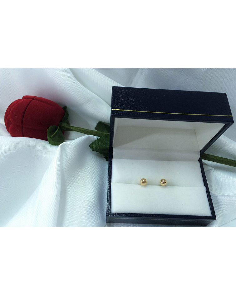 Bolita talla # 2 oro 18k 