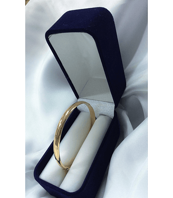 Pulsera esclava de oro con broche