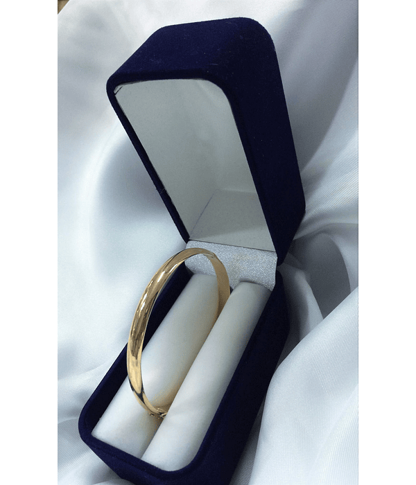 Pulsera esclava de oro con broche