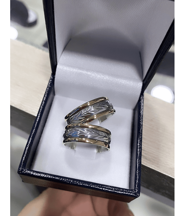 Argollas modelo Espiga ✨ 8mm