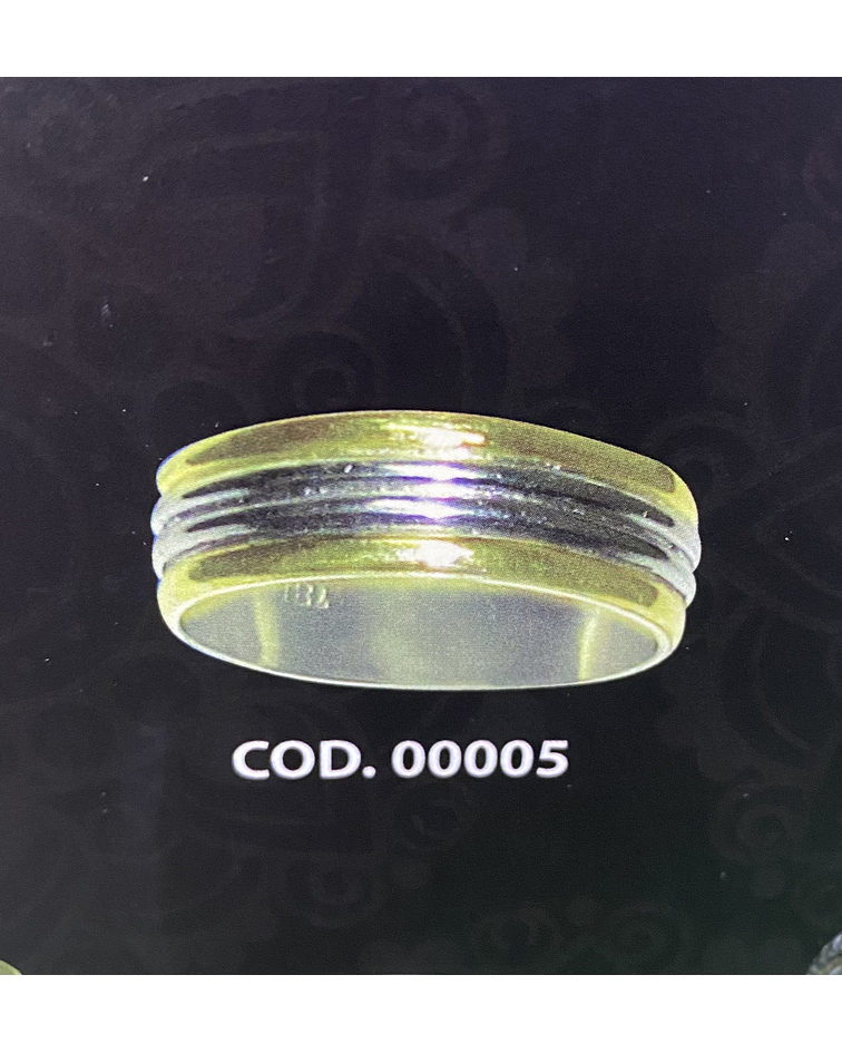 Argollas plata doble en medio ✨ 8 mm