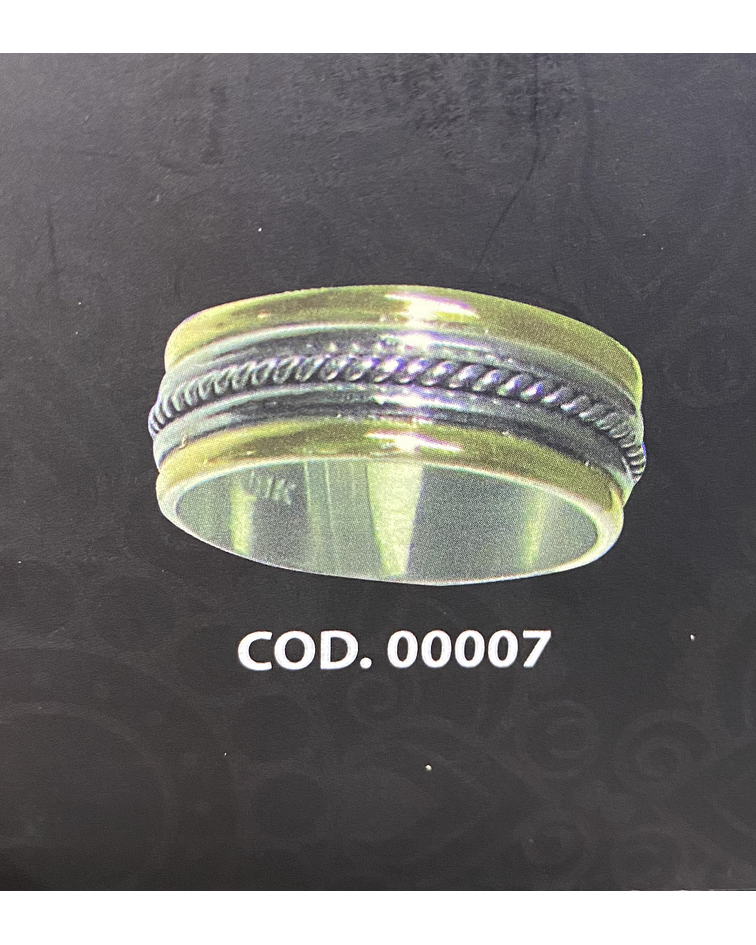 Argollas plata con oro solo una trenza 💍8 mm