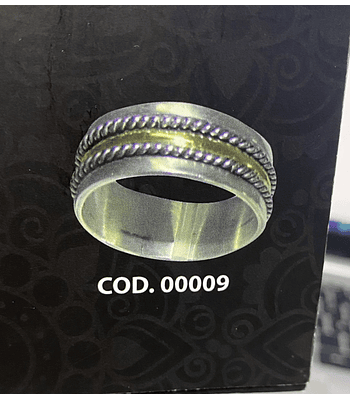 Argollas plata trenzado y oro💎 8 mm