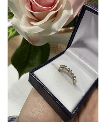 Anillo siete circones ✨ cod 0709