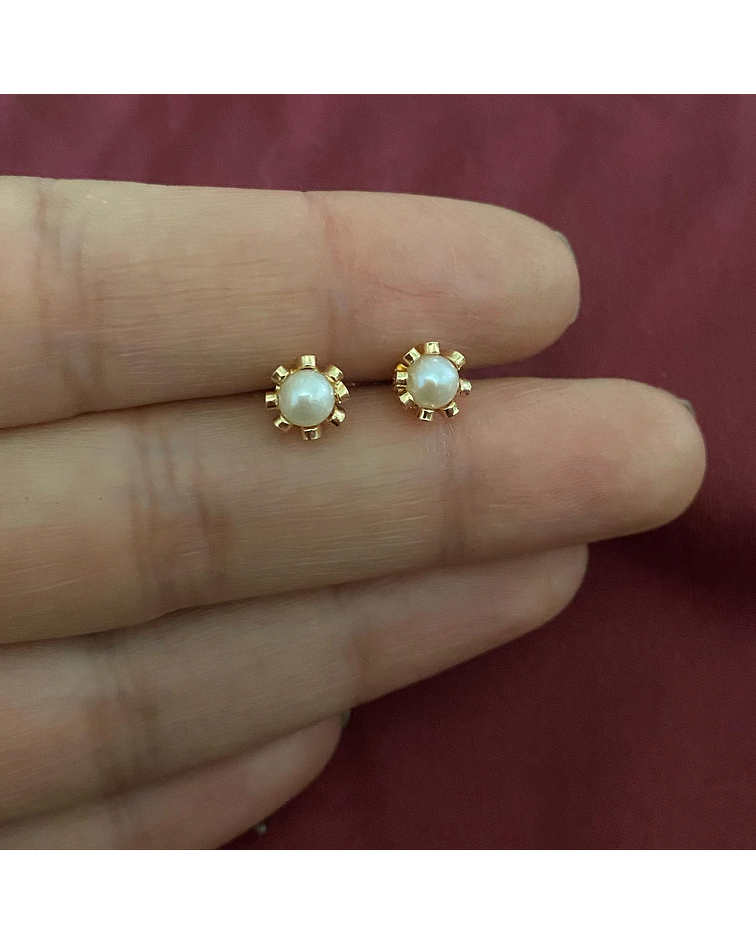 Aros de Perla con cuello especial ✨